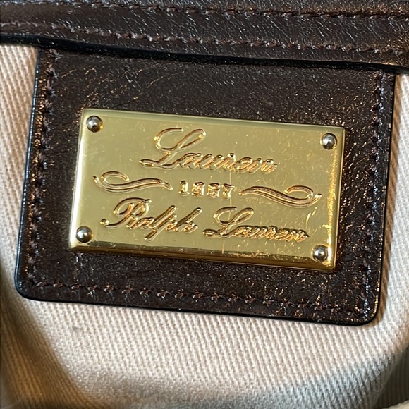 Vintage Lauren Ralph Lauren Leather 1967 Crossbody Bag - Picture 8 of 15